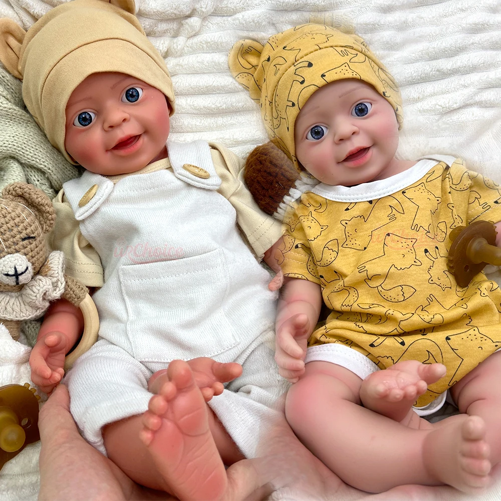 18Inch Washable Soft Silicone Reborn Baby Boy Realistic Open Blue Eyes Newborn Doll Comfort Companion For Artist Collector
18Inch Washable Soft Silicone Reborn Baby Boy Realistic Open Blue Eyes Newborn Doll Comfort Companion For Artist Collector