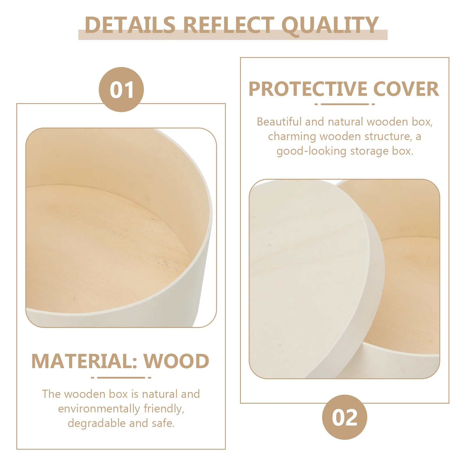 2pcs Cake Packaging Box Natural Wooden Round Storage Baking Holder Mousse Dessert Food Container For Cheesecake Chiffon Basque
2pcs Cake Packaging Box Natural Wooden Round Storage Baking Holder Mousse Dessert Food Container For Cheesecake Chiffon Basque