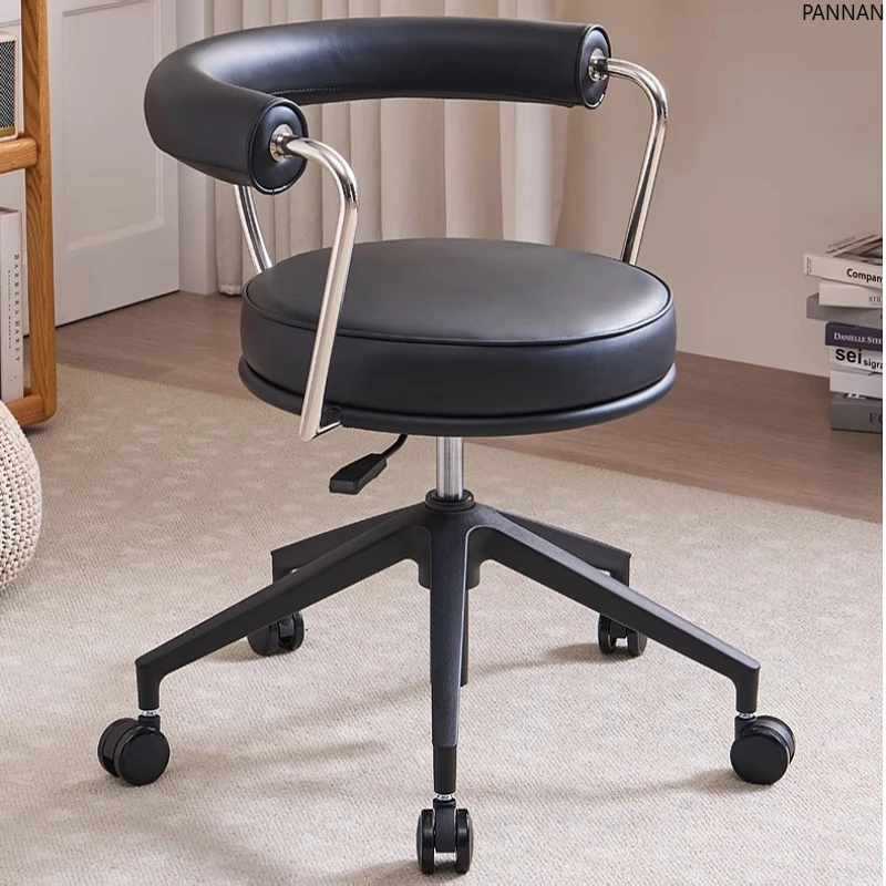 Nordic designer creative backrest armrest computer chair stainless steel rotating mobile lifting office chair
Nordic designer creative backrest armrest computer chair stainless steel rotating mobile lifting office chair