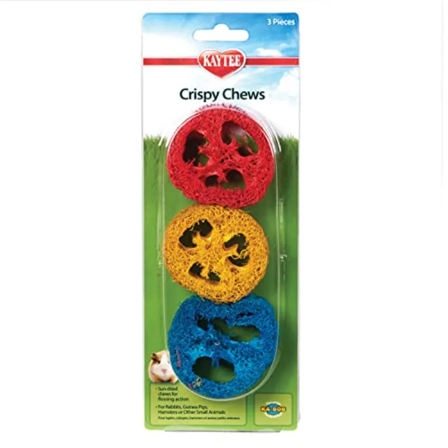 Crispy Chews 3-pack For Pet Rabbits, Chinchillas, Guinea Pigs, Rats and Other Small Animals
Crispy Chews 3-pack For Pet Rabbits, Chinchillas, Guinea Pigs, Rats and Other Small Animals