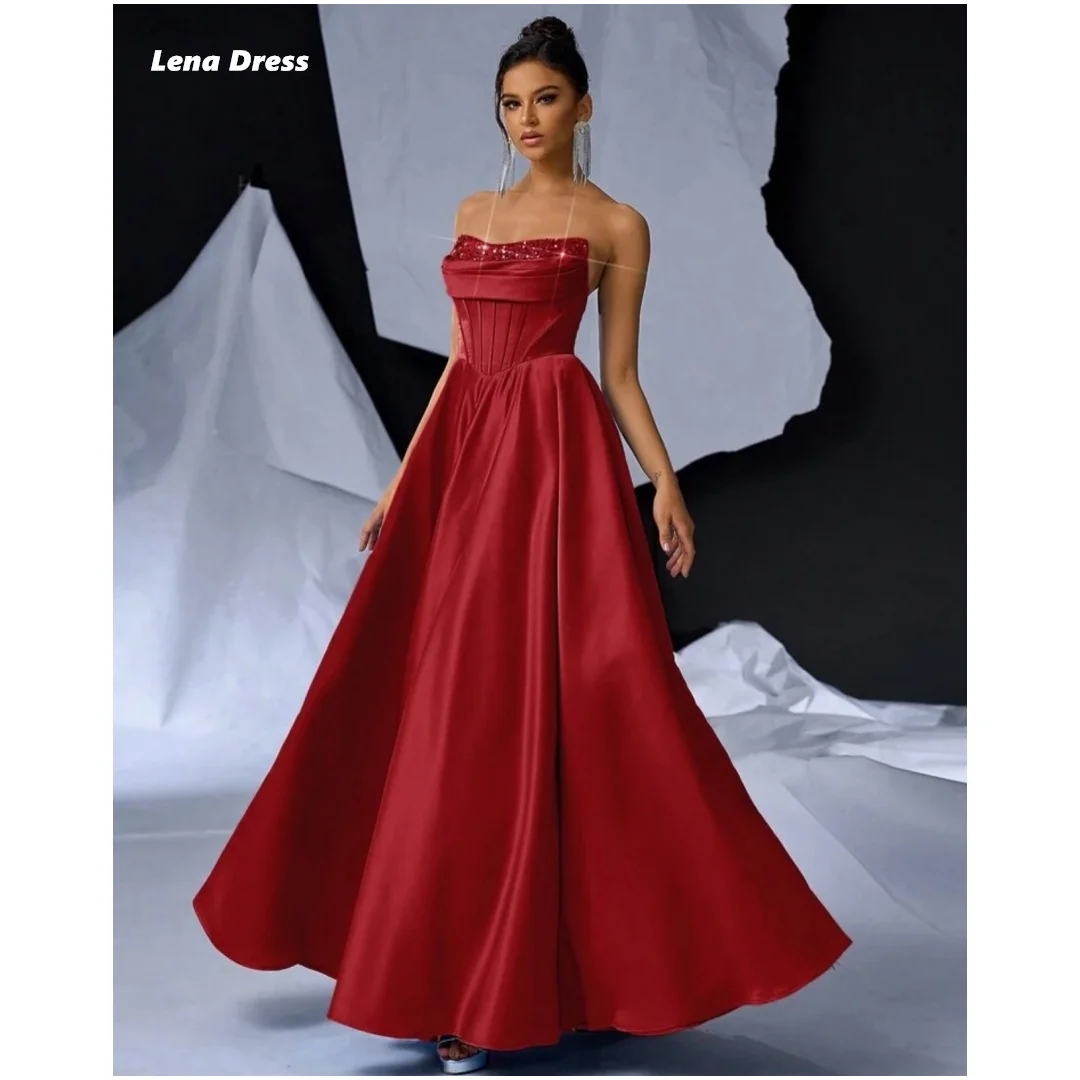 Lena Claret Пром платья 2025 Роскошное женское вечернее платье Женское атласное платье без рукавов на заказ Бальные платья Элегантное платье
Lena Claret Пром платья 2025 Роскошное женское вечернее платье Женское атласное платье без рукавов на заказ Бальные платья Элегантное платье