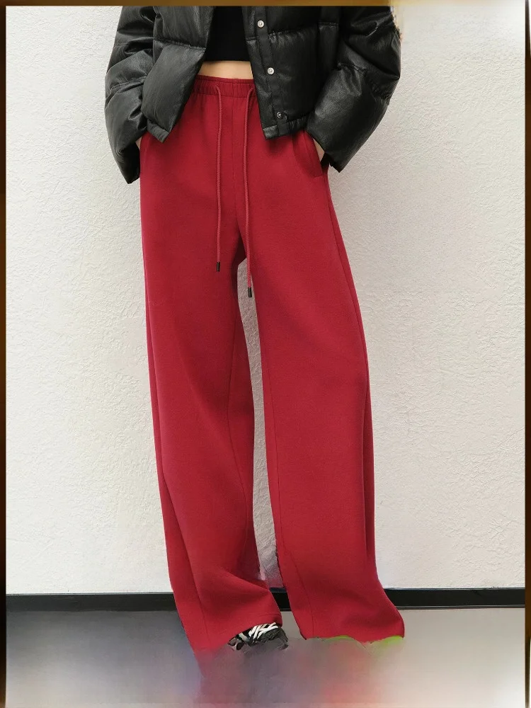 Good Luck Casual Pants MEIYANG Fleece Wide Leg Pants High Waist Straight Cut Polyester Fiber Ladies Loose Fit Casual Trousers
Good Luck Casual Pants MEIYANG Fleece Wide Leg Pants High Waist Straight Cut Polyester Fiber Ladies Loose Fit Casual Trousers
