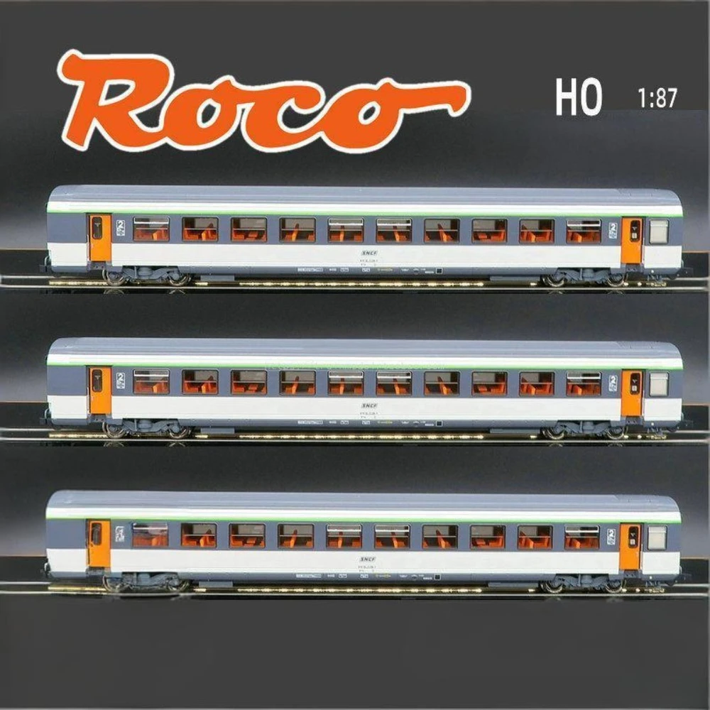 ROCO HO Type 1/87 Toy Train Passenger Car 74032 Made of ABS and Alloy Simulation Version Three car Train Set Adult Toy Gift
ROCO HO Type 1/87 Toy Train Passenger Car 74032 Made of ABS and Alloy Simulation Version Three car Train Set Adult Toy Gift