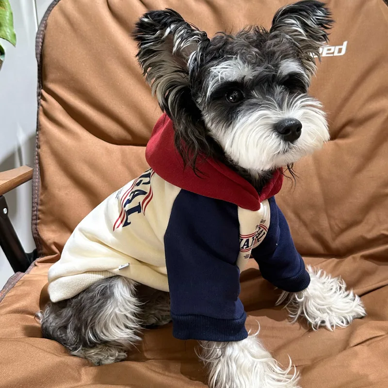 Dog Hoodie - Warm Fleece Lined Autumn/Winter Pet Clothing with Color Blocking for Small Breeds (Schnauzers, Teddy Bears, Bichons
Dog Hoodie - Warm Fleece Lined Autumn/Winter Pet Clothing with Color Blocking for Small Breeds (Schnauzers, Teddy Bears, Bichons