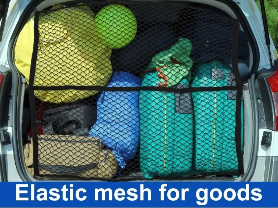 Car Mesh Elastic Nylon Rear Back Cargo Trunk Storage Organizer Double Layer Luggage Net Auto Back Rear Mesh Seat Car Accessories
Car Mesh Elastic Nylon Rear Back Cargo Trunk Storage Organizer Double Layer Luggage Net Auto Back Rear Mesh Seat Car Accessories