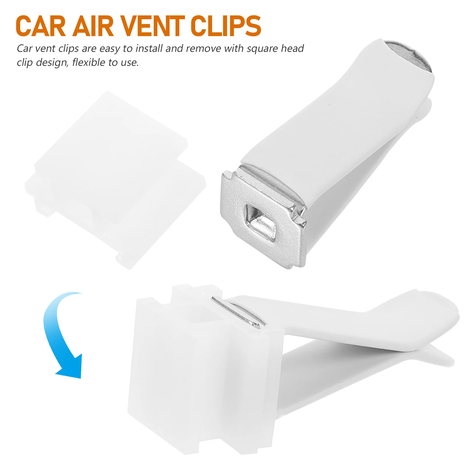 20Pcs Car Air Vent Clips Square Head Auto Freshener Holders Stylish Durable Car Accessories Vent Clip Auto Freshener Clips
20Pcs Car Air Vent Clips Square Head Auto Freshener Holders Stylish Durable Car Accessories Vent Clip Auto Freshener Clips