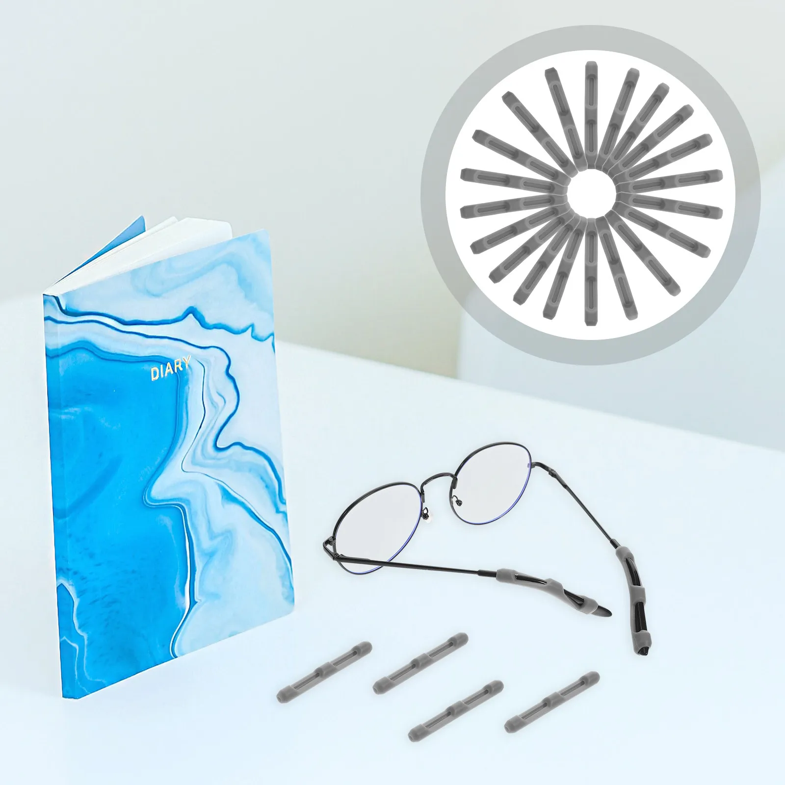 10Pairs Eyeglass Ear Cushions Silicone Non Slip Glasses Temple Tips Sleeve for Daily Use Outdoor Activities Eyeglasses Grips
10Pairs Eyeglass Ear Cushions Silicone Non Slip Glasses Temple Tips Sleeve for Daily Use Outdoor Activities Eyeglasses Grips