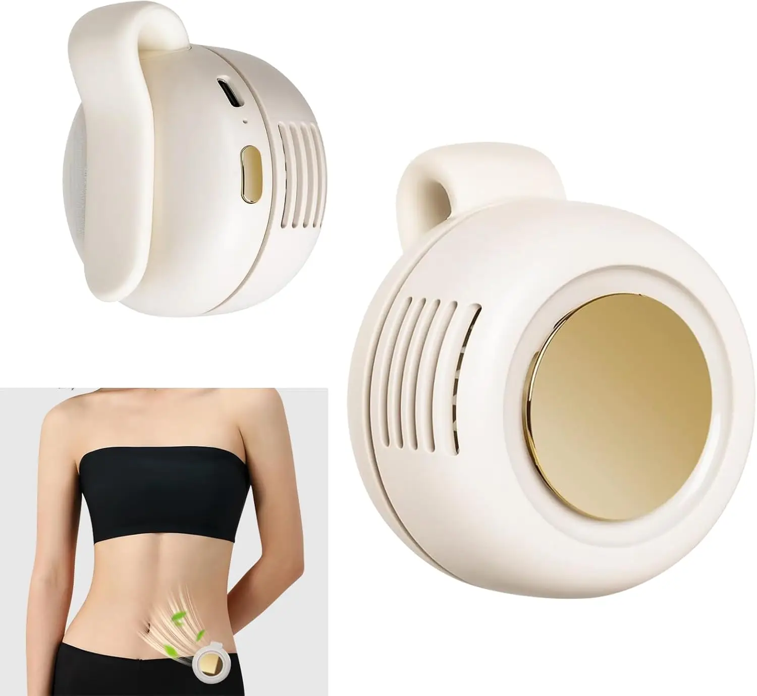 Mini Bladeless Clip On Fan for Shirt & Waist, Portable Silent 3-Speed with USB Rechargeable for Outdoor Travel Office
Mini Bladeless Clip On Fan for Shirt & Waist, Portable Silent 3-Speed with USB Rechargeable for Outdoor Travel Office