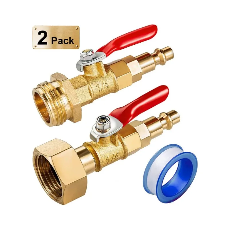 Winter Pipe Antifreeze Blowout Adapter 3/4 Inch Male Female Thread Brass Quick Connector with Ball Valve Garden Hose Accessory
Winter Pipe Antifreeze Blowout Adapter 3/4 Inch Male Female Thread Brass Quick Connector with Ball Valve Garden Hose Accessory