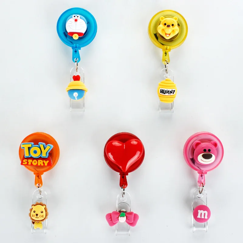 Cute Winnie the Pooh Lotso For ID Card Holder Scalable Toggle Clip Employee Card Doctor Nurse Chest Card Student Bus Card Holder
Cute Winnie the Pooh Lotso For ID Card Holder Scalable Toggle Clip Employee Card Doctor Nurse Chest Card Student Bus Card Holder