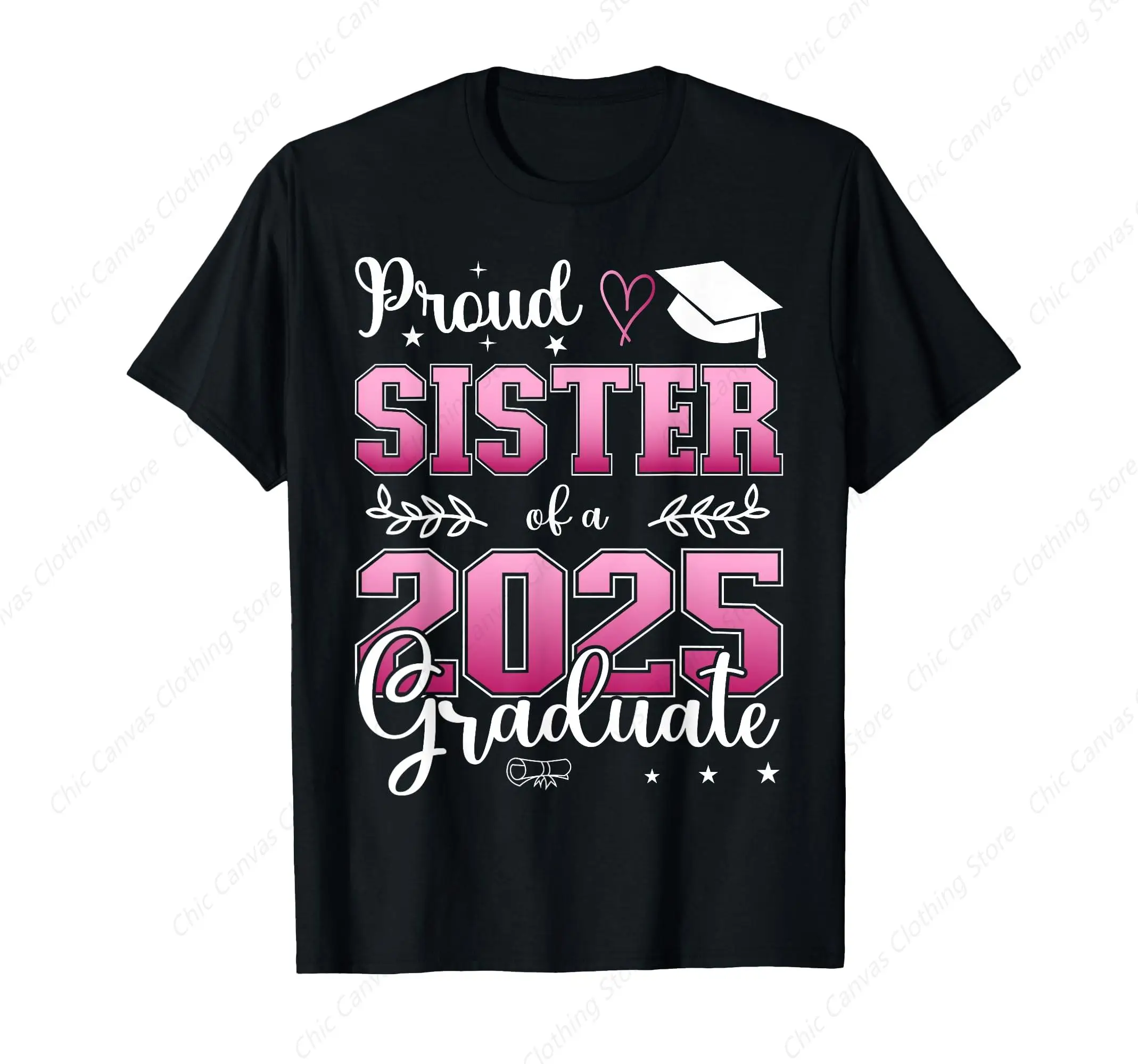 The Pride Of The 2025 Graduates Sisters Graduation T-Shirt Cotton Casual Comfortable Men And Women Short Sleeve Gift
The Pride Of The 2025 Graduates Sisters Graduation T-Shirt Cotton Casual Comfortable Men And Women Short Sleeve Gift