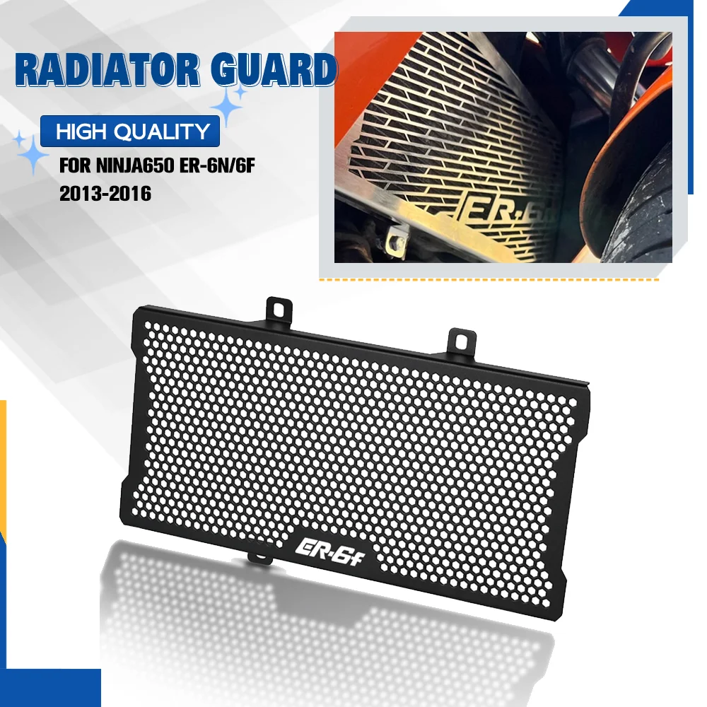 FOR Kawasaki Ninja650 ER-6N/6F 2013-2014-2015-2016 Ninja650 ER6F Motorcycle Radiator Guard Protector Grille Cover Accessories
FOR Kawasaki Ninja650 ER-6N/6F 2013-2014-2015-2016 Ninja650 ER6F Motorcycle Radiator Guard Protector Grille Cover Accessories