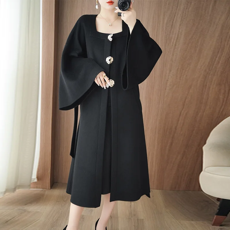 2025 Women's 100% Cashmere Thick Double sided Long Jacket Star Style Classic Multi functional Fashion Suitable for Business
2025 Women's 100% Cashmere Thick Double sided Long Jacket Star Style Classic Multi functional Fashion Suitable for Business