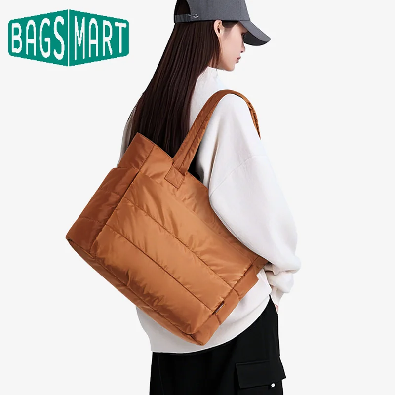 BAGSMART большая сумка для женщин, легкая пышная большая сумка с отделениями, стеганая сумка на плечо, сумка для путешествий, работы, тренажерного зала
BAGSMART большая сумка для женщин, легкая пышная большая сумка с отделениями, стеганая сумка на плечо, сумка для путешествий, работы, тренажерного зала