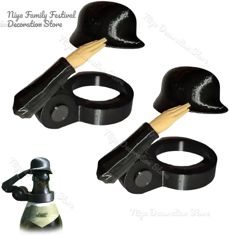 Funny Soldier Salute Beer Bottle Helmet,Beer Bottle Cap with Creative Design,Reusable Dustproof Helmetshaped Bottle Cap Stopper
Funny Soldier Salute Beer Bottle Helmet,Beer Bottle Cap with Creative Design,Reusable Dustproof Helmetshaped Bottle Cap Stopper
