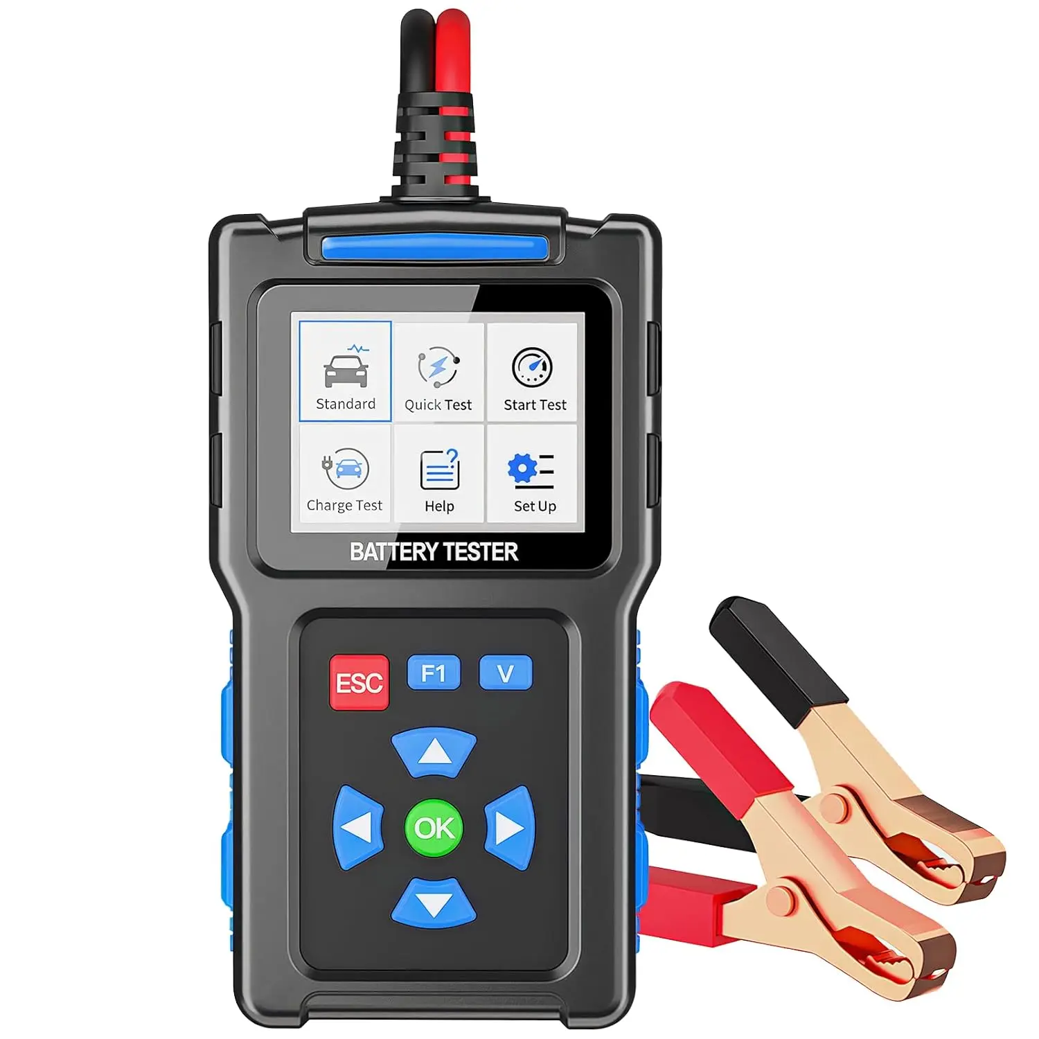 Тестер автомобильного аккумулятора Topdiag BT300, автомобильный генератор переменного тока, тестер нагрузки аккумулятора 20-2000 CCA для системы разрешения и зарядки, анализатор
Тестер автомобильного аккумулятора Topdiag BT300, автомобильный генератор переменного тока, тестер нагрузки аккумулятора 20-2000 CCA для системы разрешения и зарядки, анализатор