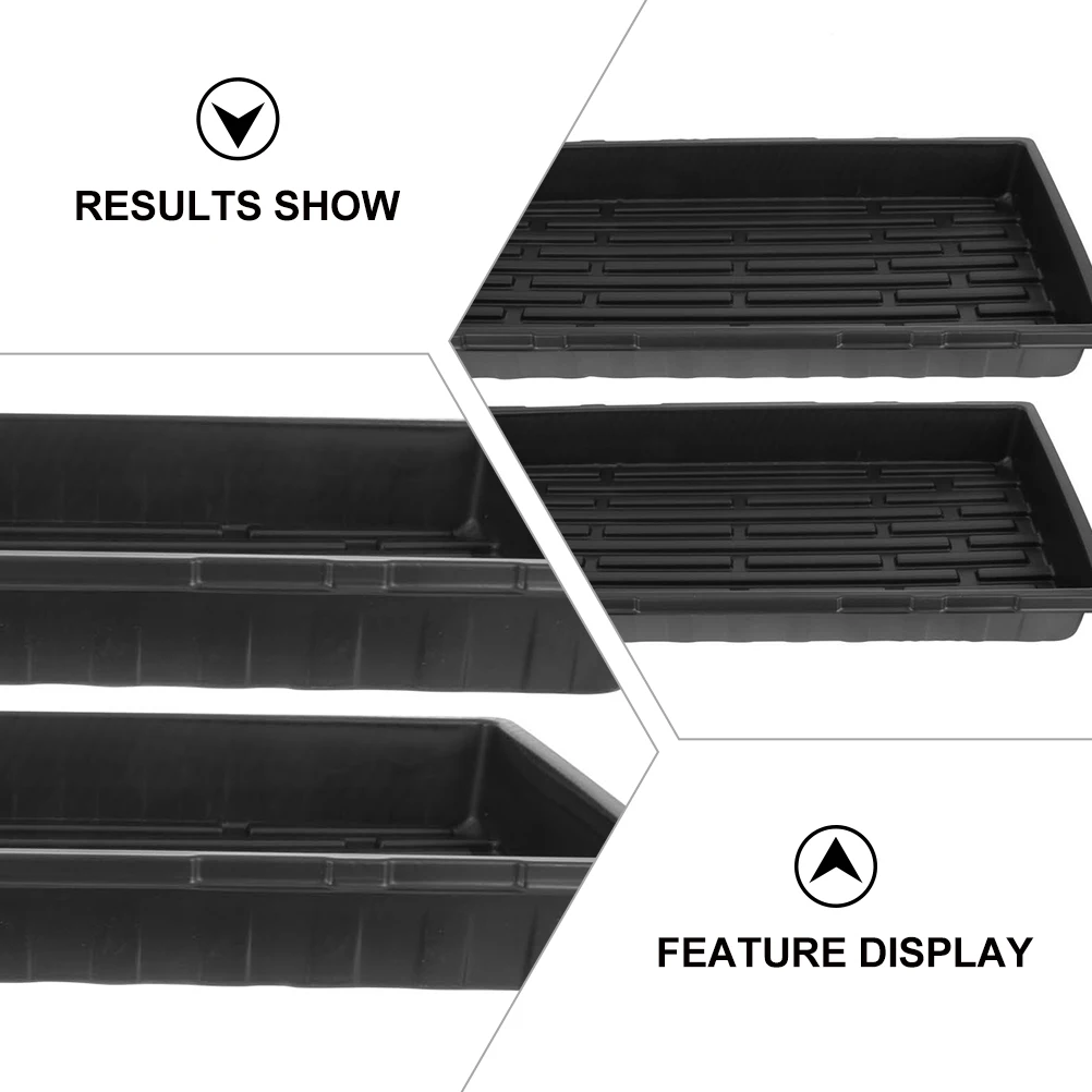 2Pcs Seedling Tray Plant Growing Starter Containers Nursery Garden Planter HighQuality Durable Reusable NoHole WaterSaving Trays
2Pcs Seedling Tray Plant Growing Starter Containers Nursery Garden Planter HighQuality Durable Reusable NoHole WaterSaving Trays