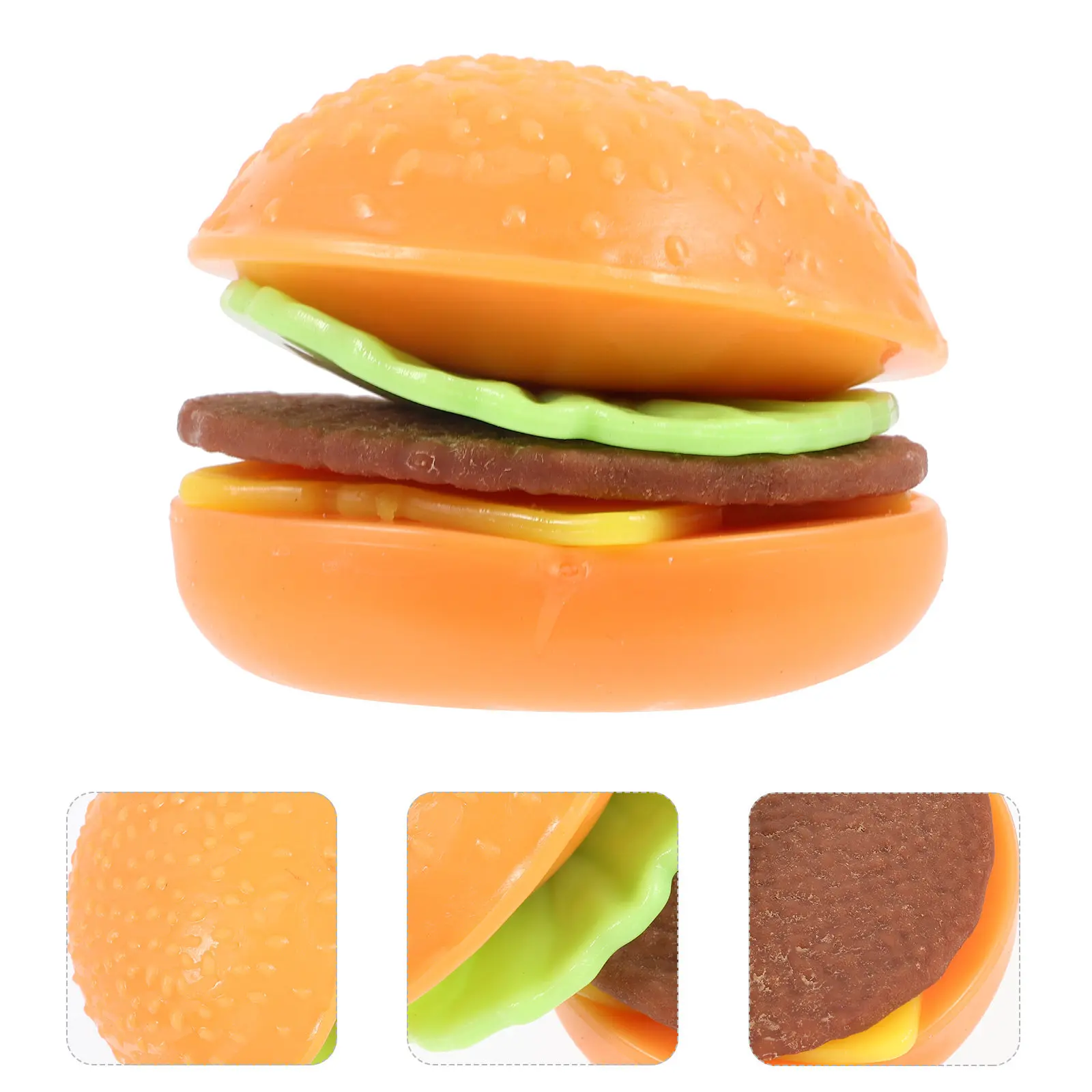 2 Pcs Burger Squishy Toy Artificial Idea Toys Shape Squeeze Stress Release Cute Fake Sensory
2 Pcs Burger Squishy Toy Artificial Idea Toys Shape Squeeze Stress Release Cute Fake Sensory