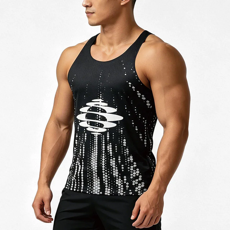 Men's Gym Tank Top Bodybuilding Singlet Basketball Training Fitness Sleeveless Shirt Quick Dry Workout Undershirt Running Vest
Men's Gym Tank Top Bodybuilding Singlet Basketball Training Fitness Sleeveless Shirt Quick Dry Workout Undershirt Running Vest