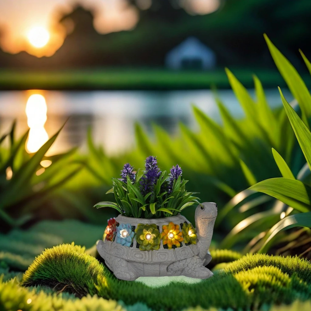 New Design: Succulent Turtle Flowerpot Courtyard Decoration Outdoor Resin Crafts Decorative Items Balcony Cartoon
New Design: Succulent Turtle Flowerpot Courtyard Decoration Outdoor Resin Crafts Decorative Items Balcony Cartoon