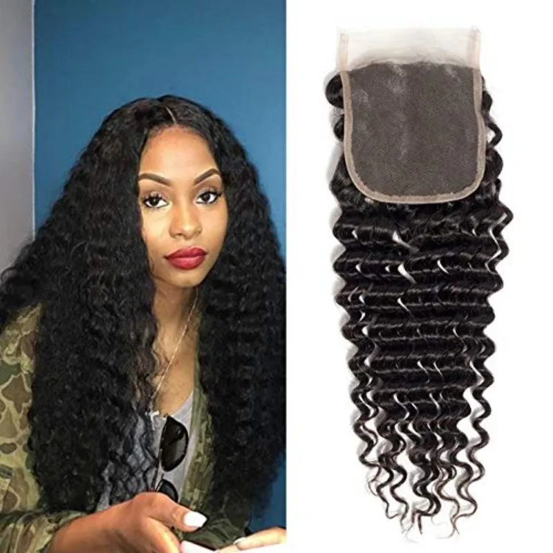 22 Inch 4x4 Lace Closure Deep Wave human hair Brazilian Virgin Remy 100% Unprocessed High quality Hair for Women
22 Inch 4x4 Lace Closure Deep Wave human hair Brazilian Virgin Remy 100% Unprocessed High quality Hair for Women