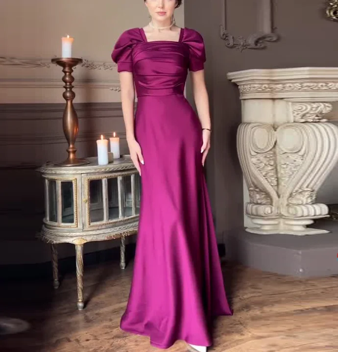 French luxury style slim fit fashionable elegant women's square neck evening dress 2025 summer new women's clothing
French luxury style slim fit fashionable elegant women's square neck evening dress 2025 summer new women's clothing
