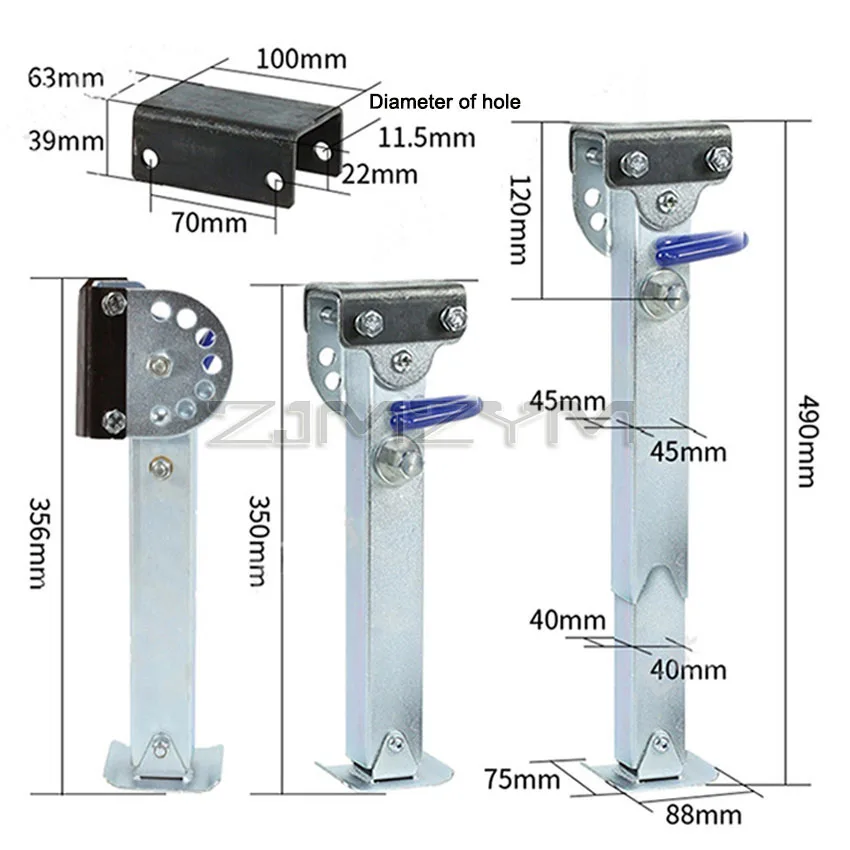 2PCS Trailer Stabilser Legs With a Handle 350~490mm Caravan Parking Corner Steady Camping RV support Stands Parts Accessories
2PCS Trailer Stabilser Legs With a Handle 350~490mm Caravan Parking Corner Steady Camping RV support Stands Parts Accessories