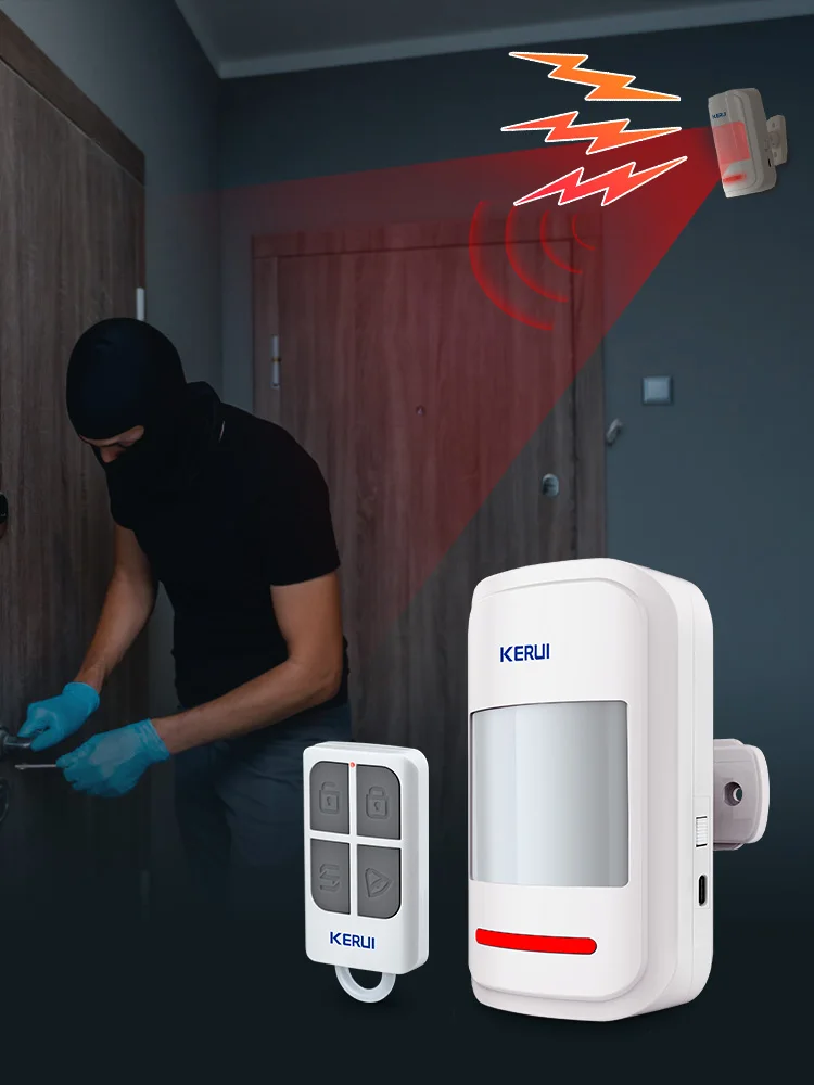 KERUI Alarm Infrared Sensor with Remote Control for Home Shop Office Security
KERUI Alarm Infrared Sensor with Remote Control for Home Shop Office Security