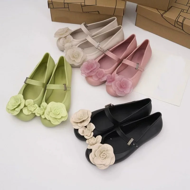 2026 Spring Summer Round Head Flower Jelly Shoes Women's Shoes Flat Heel Fashion Single Shoe Camellia Mary Jane Shoes Female
2026 Spring Summer Round Head Flower Jelly Shoes Women's Shoes Flat Heel Fashion Single Shoe Camellia Mary Jane Shoes Female
