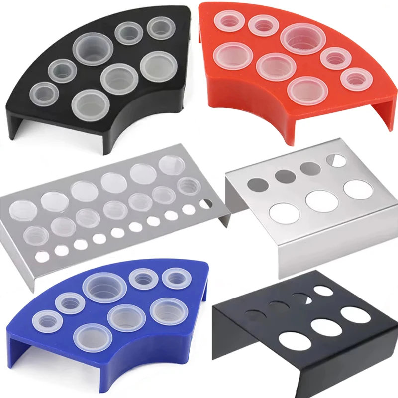 7/8/23 Holes Tattoo Ink Cup Holder Stand Tattoo Tool Pigment Black ink caps Container Makeup Tattoo Accessories for Body Art
7/8/23 Holes Tattoo Ink Cup Holder Stand Tattoo Tool Pigment Black ink caps Container Makeup Tattoo Accessories for Body Art