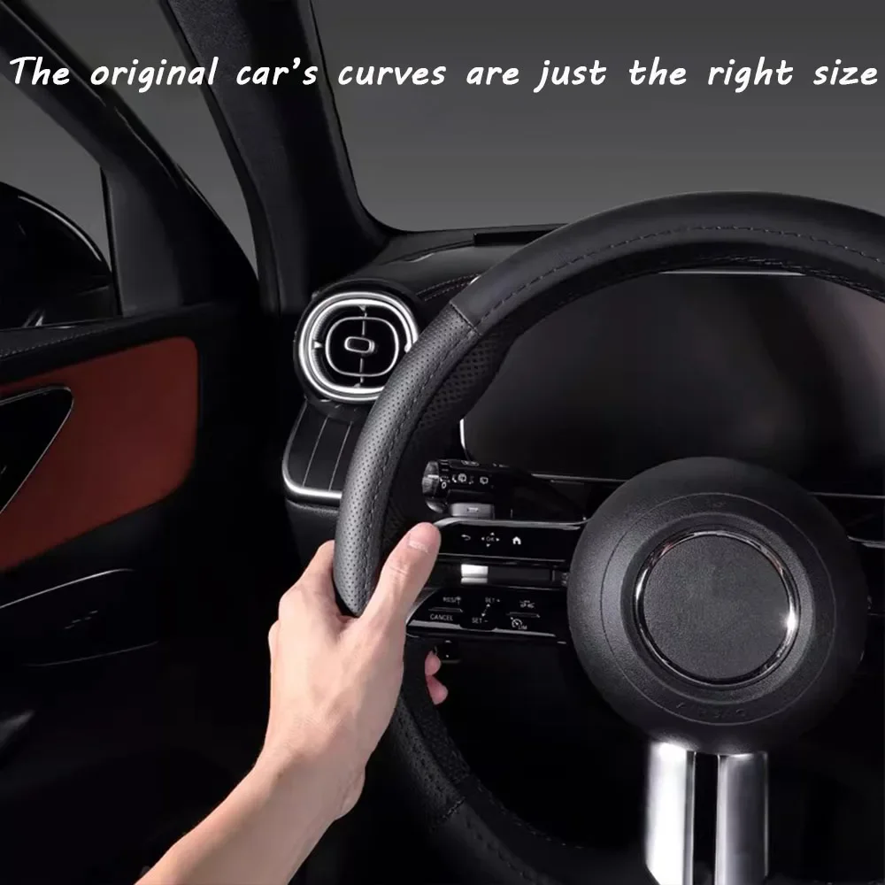 Breathable Ice Silk Steering Wheel Cover Anti Slip For Mercedes Benz GLC X254 C Class W206 2025 S Class W223 X223 GLE W16 2025
Breathable Ice Silk Steering Wheel Cover Anti Slip For Mercedes Benz GLC X254 C Class W206 2025 S Class W223 X223 GLE W16 2025