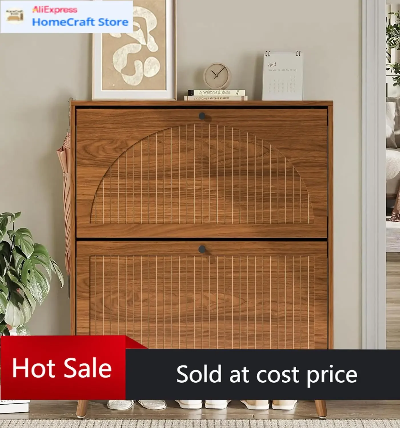 Walnut Narrow Wood Hidden Shoe Organizer Freestanding Entryway Hallway Foyer Flip Drawer Fluted Panel Storage Cabinet
Walnut Narrow Wood Hidden Shoe Organizer Freestanding Entryway Hallway Foyer Flip Drawer Fluted Panel Storage Cabinet