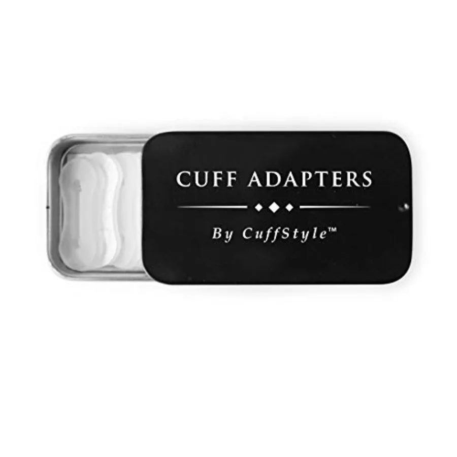 Cufflink Adapters for Men Wear Cufflinks with Any Dress Shirt, No French Cuffs Needed Clear Silicone Cuff Links Adapter Tabs, 5
Cufflink Adapters for Men Wear Cufflinks with Any Dress Shirt, No French Cuffs Needed Clear Silicone Cuff Links Adapter Tabs, 5