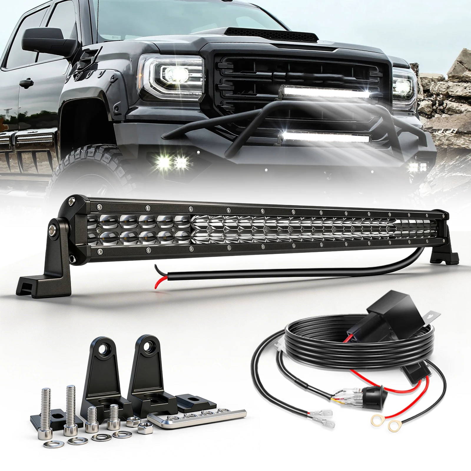HL Ultra Slim Dual Row LED Light Bar Spot Flood Combo Beam off-road use Driving Light Universal IP68 12V 24V for Truck SUV ATV
HL Ultra Slim Dual Row LED Light Bar Spot Flood Combo Beam off-road use Driving Light Universal IP68 12V 24V for Truck SUV ATV