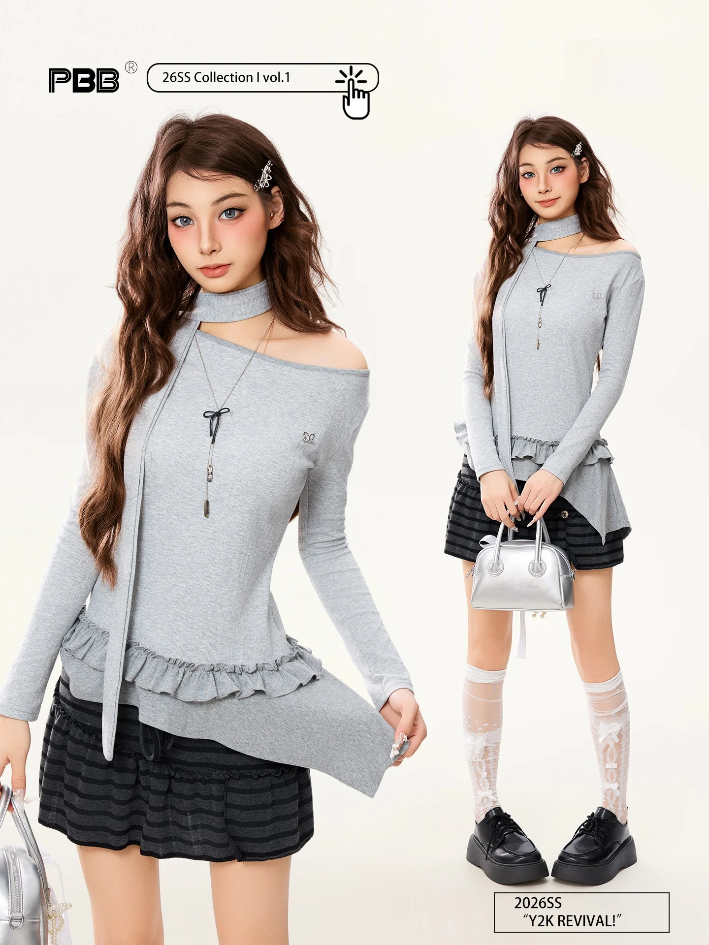 PBB Lazy Style Irregular Hem Long Sleeve Short T-Shirt Women's Gentle Neck Short Splice Lace Sweet And Spicy Top
PBB Lazy Style Irregular Hem Long Sleeve Short T-Shirt Women's Gentle Neck Short Splice Lace Sweet And Spicy Top