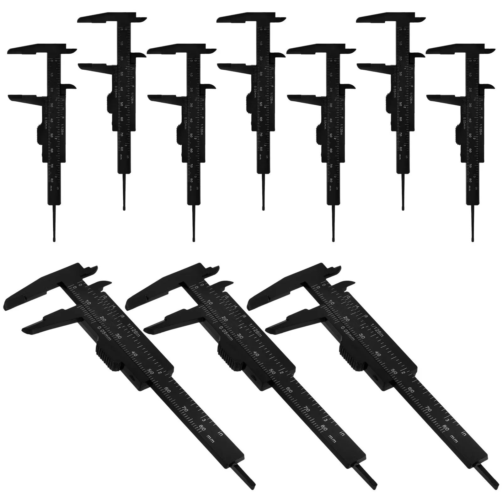 10Pcs Eyebrow Measuring Ruler Professional Plastic Caliper for Inner Outer Diameter Depth Measurement Makeup Tool Facial
10Pcs Eyebrow Measuring Ruler Professional Plastic Caliper for Inner Outer Diameter Depth Measurement Makeup Tool Facial