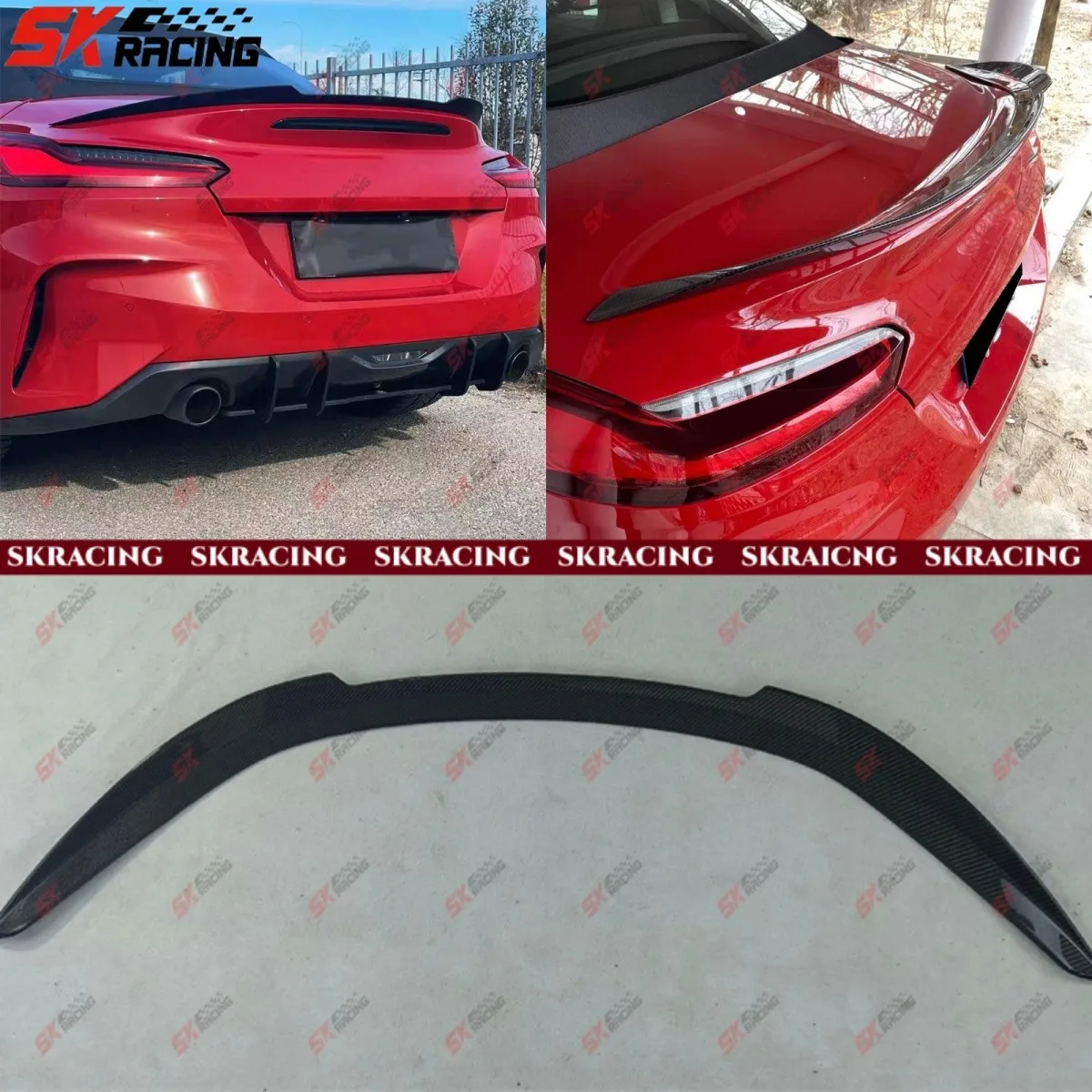 Rear Spoiler Wing Fits BMW Z4 G29 2019-2025 Forged/Carbon Fiber/ABS Glossy Black
Rear Spoiler Wing Fits BMW Z4 G29 2019-2025 Forged/Carbon Fiber/ABS Glossy Black