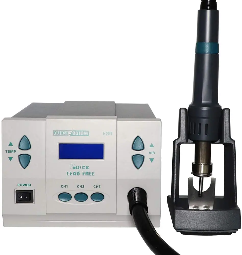 100% Original QUICK 861DW Lead-free Hot Air Rework Station for Multi- Repair
100% Original QUICK 861DW Lead-free Hot Air Rework Station for Multi- Repair