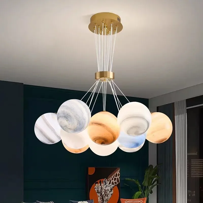 Nordic Round Glass Lamp Ball Postmodern Restaurant Bedroom Living Room Chandeliers Home Decoration Lusters Luminaires
Nordic Round Glass Lamp Ball Postmodern Restaurant Bedroom Living Room Chandeliers Home Decoration Lusters Luminaires