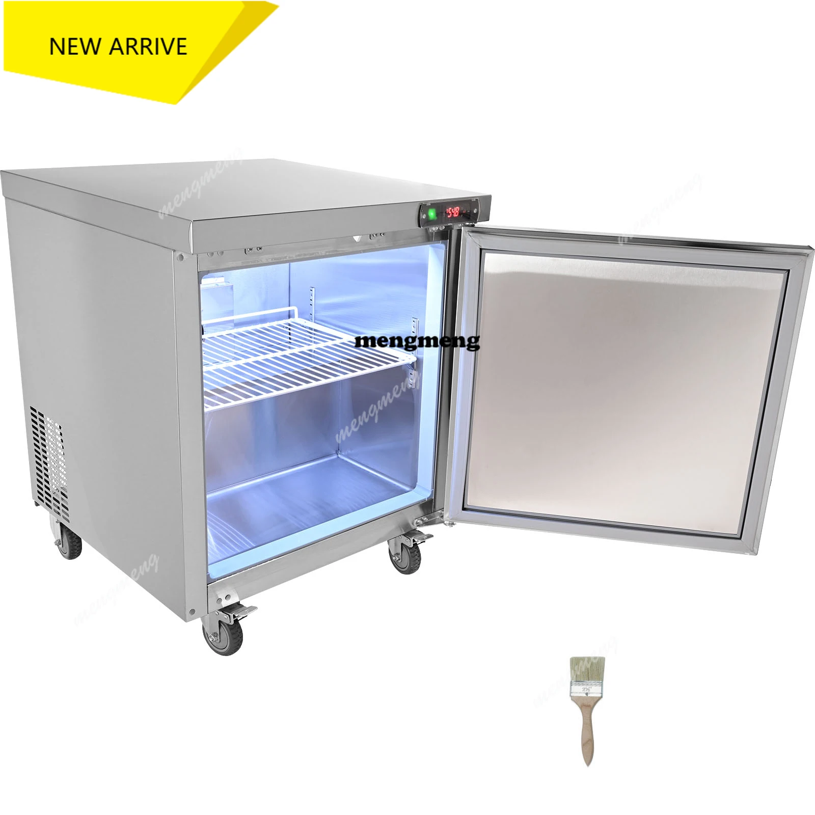 28" Undercounter Worktop Refrigerator 7.4Cu.Ft Thick Stainless Steel Refrigerated Food Prep Station Fan Cooling for Bar
28" Undercounter Worktop Refrigerator 7.4Cu.Ft Thick Stainless Steel Refrigerated Food Prep Station Fan Cooling for Bar