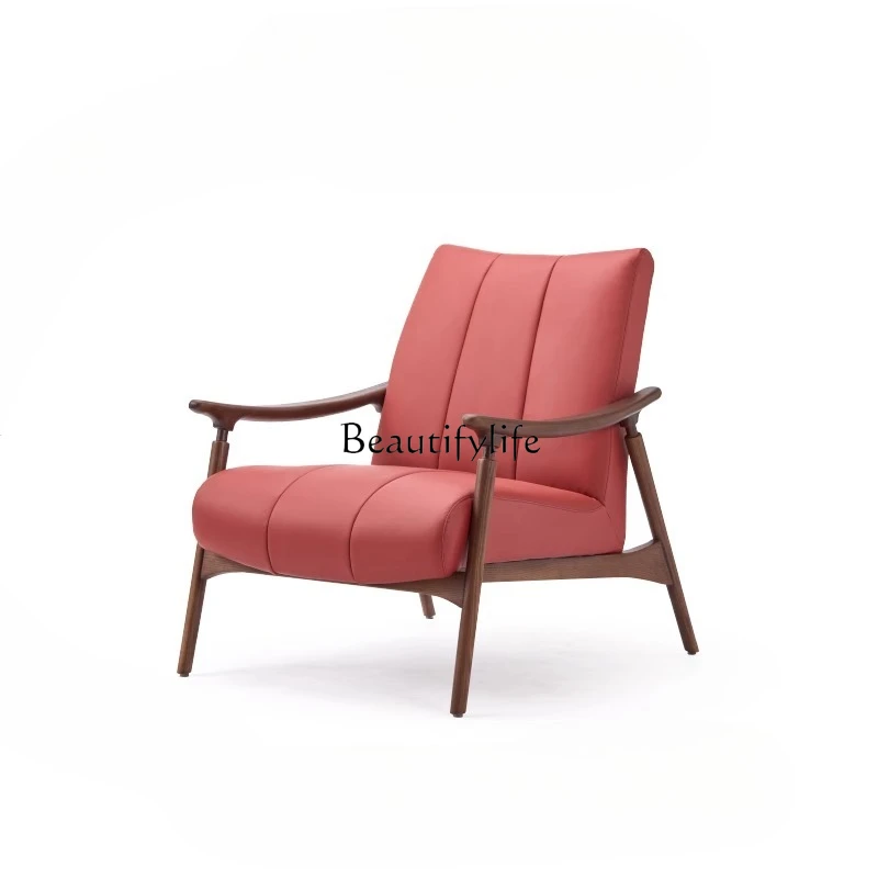 Italian minimalist premium leisure chair retro solid wood back chair designer simple modern single
Italian minimalist premium leisure chair retro solid wood back chair designer simple modern single