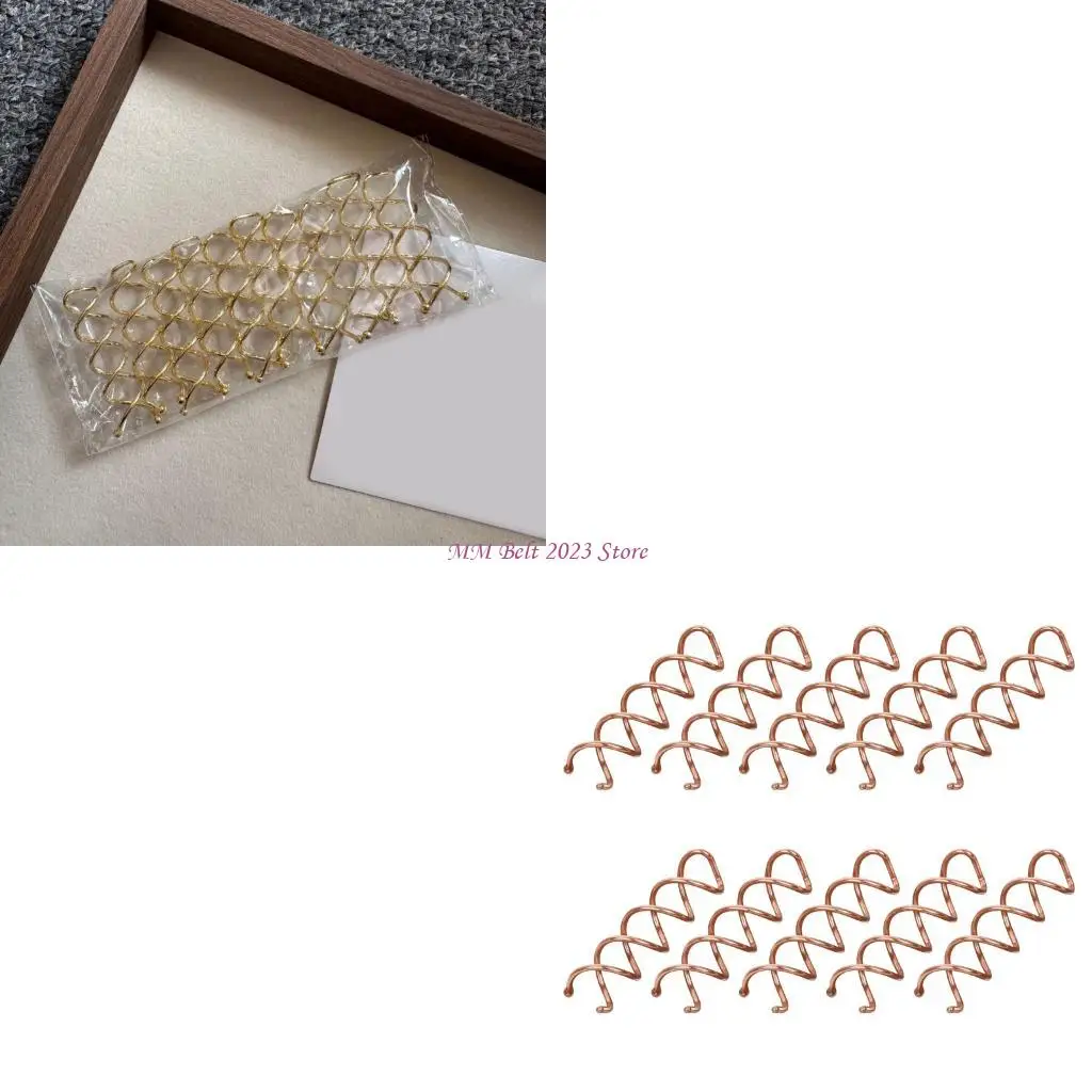 49ME 10 Divisions Twist Robert Screws Iron Wire Hair Clamps Elegant Updos DIY Hairstyles Light Grasp Brown
49ME 10 Divisions Twist Robert Screws Iron Wire Hair Clamps Elegant Updos DIY Hairstyles Light Grasp Brown