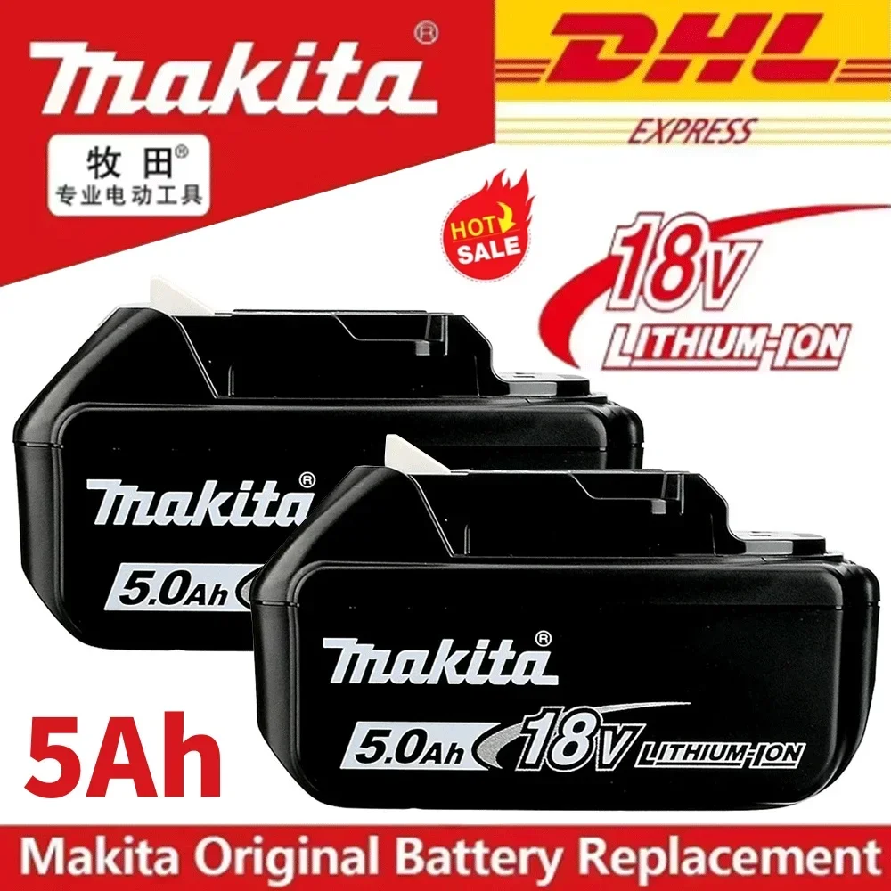 original Makita Rechargeable 18V 5.0Ah Li-Ion Battery BL1830 BL1815 BL1860 BL1840 194205-3 Replacement Power Tools 5ah Battery
original Makita Rechargeable 18V 5.0Ah Li-Ion Battery BL1830 BL1815 BL1860 BL1840 194205-3 Replacement Power Tools 5ah Battery
