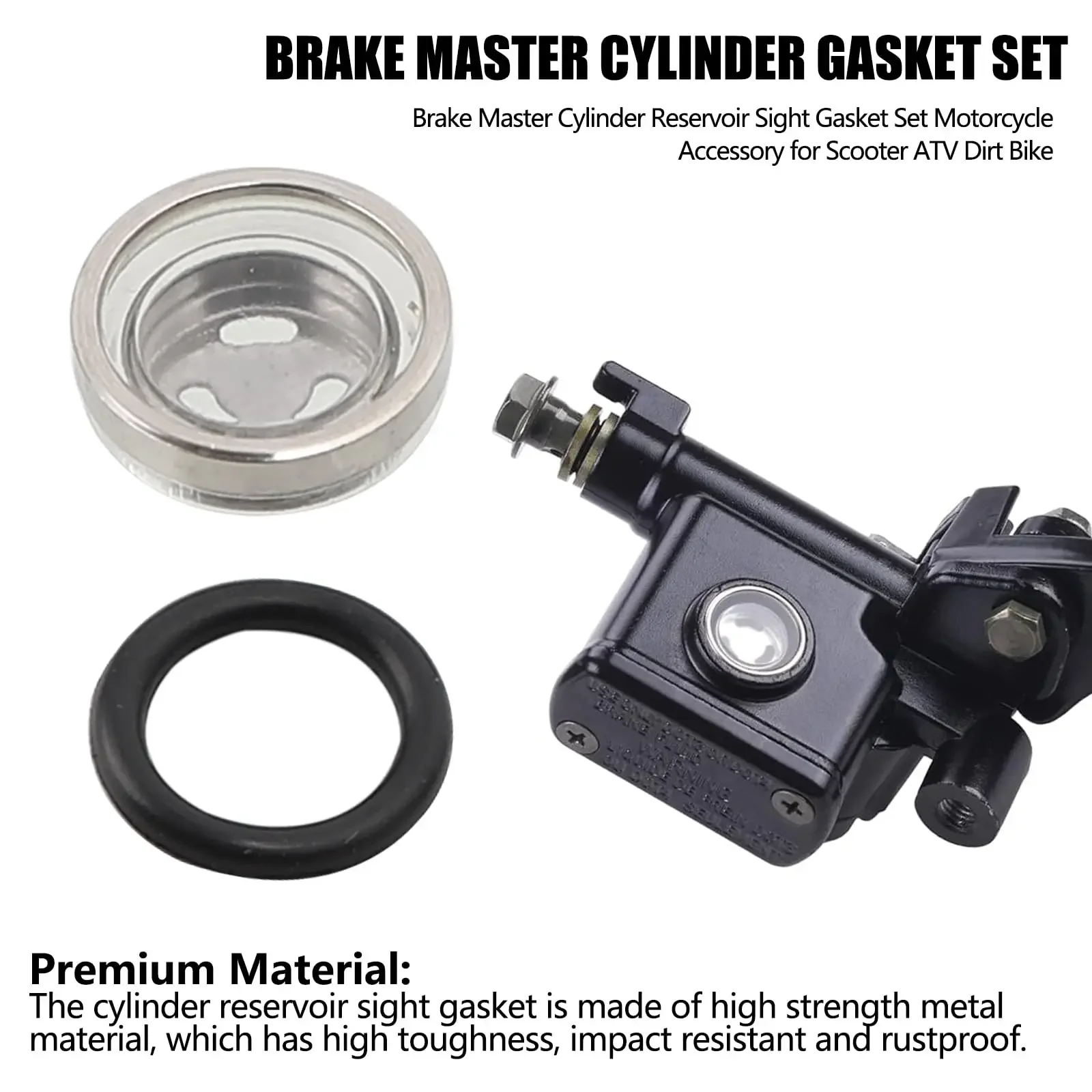 Motorcycle Brake Master Cylinder Gasket Come with Single Glass Len Window
Motorcycle Brake Master Cylinder Gasket Come with Single Glass Len Window
