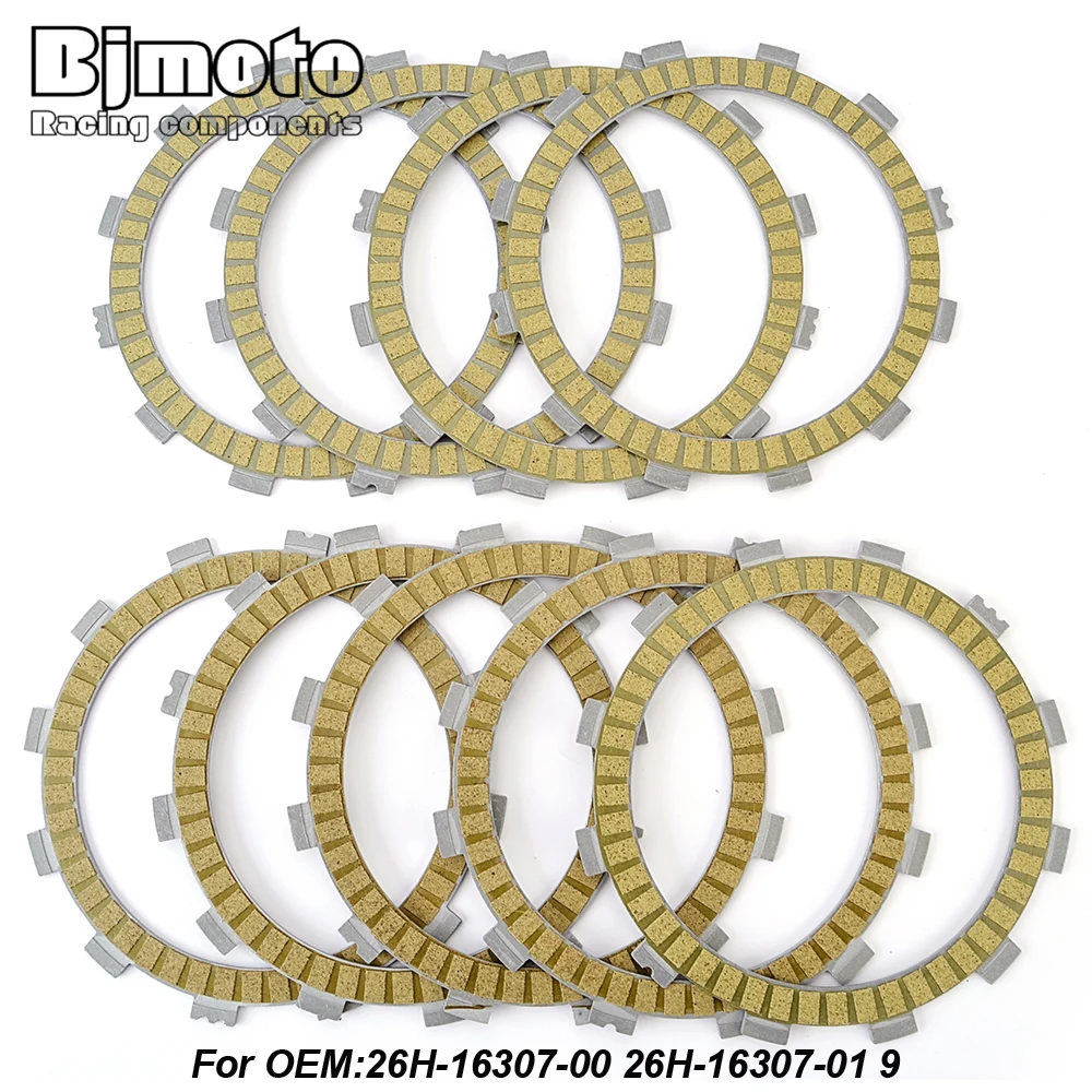 Clutch Friction Plate Disc Kit For Yamaha XV1600 Midnight Star XV1700 Road Star Midnight Silverado 26H-16307-00 26H-16307-01 9
Clutch Friction Plate Disc Kit For Yamaha XV1600 Midnight Star XV1700 Road Star Midnight Silverado 26H-16307-00 26H-16307-01 9