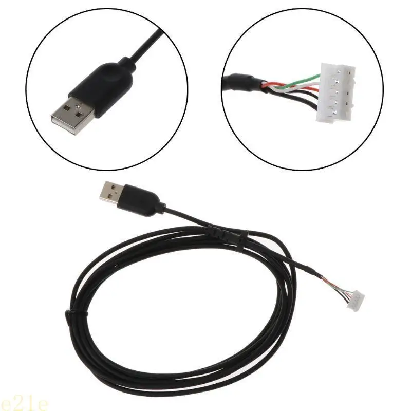 E21E USB Mouse Cable Cord PVC Mice Line Replacement Wire for G102 Gaming Mouse Replacement Part Repair Accessory
E21E USB Mouse Cable Cord PVC Mice Line Replacement Wire for G102 Gaming Mouse Replacement Part Repair Accessory