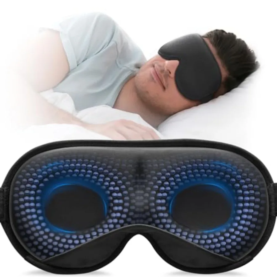 Weighted Sleep Mask, Women Men 3D Blocking Lights Sleeping Mask 4.2oz/120g,Pressure Relief Night Sleep Eye Mask with Adjustable
Weighted Sleep Mask, Women Men 3D Blocking Lights Sleeping Mask 4.2oz/120g,Pressure Relief Night Sleep Eye Mask with Adjustable