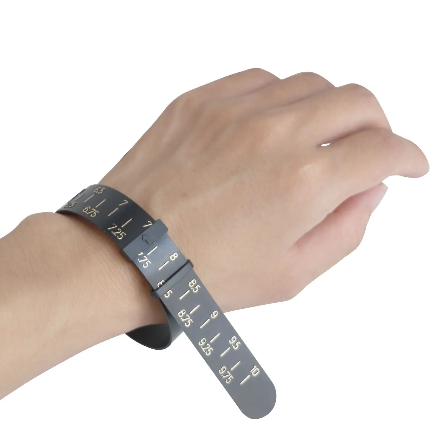 Plastic Wrist Sizer Bracelet and Bangle Gauge Sizer Tool Essential Jewelry Wrist Size Measure Equipment
Plastic Wrist Sizer Bracelet and Bangle Gauge Sizer Tool Essential Jewelry Wrist Size Measure Equipment