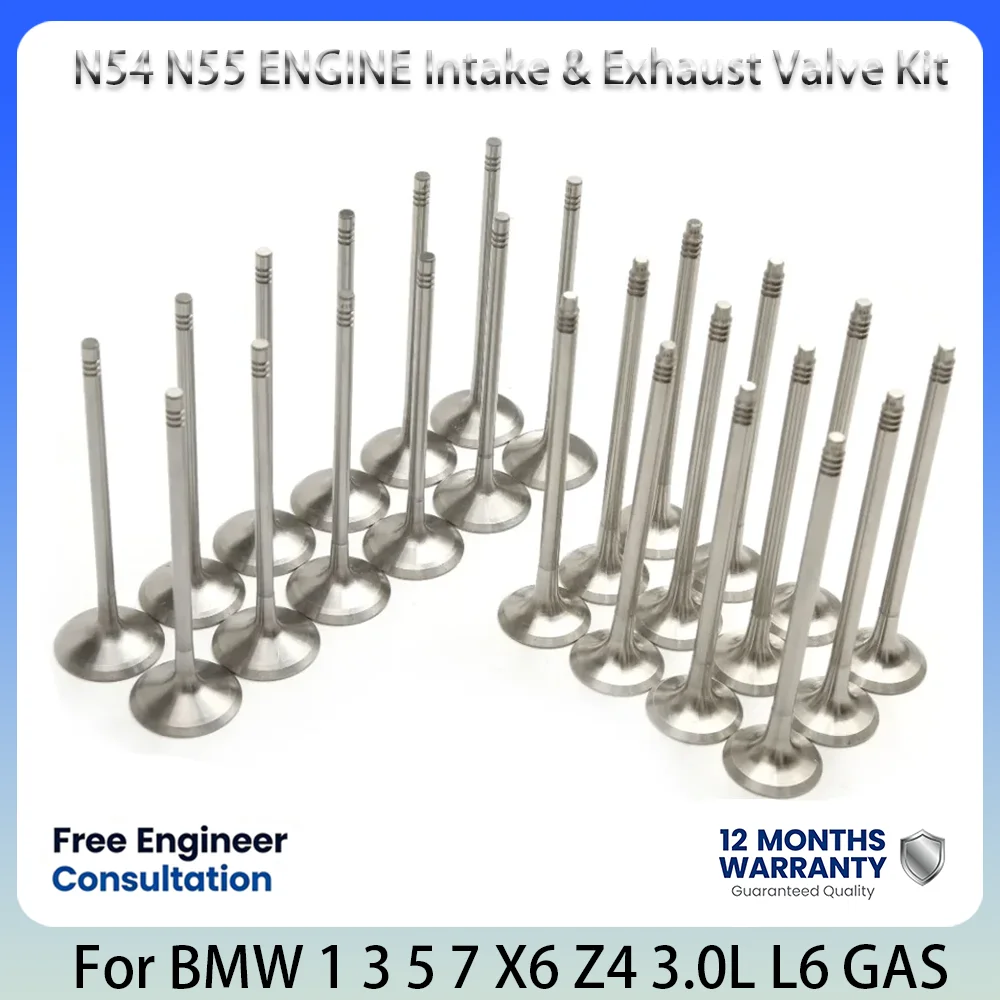 N54 N55 Engine Intake & Exhaust Valve Kit FOR BMW 1 3 5 7 3.0L 3.0 L T L6 GAS 11347553775 2006-2016 X6 Z4 135i 335i 535i 740i
N54 N55 Engine Intake & Exhaust Valve Kit FOR BMW 1 3 5 7 3.0L 3.0 L T L6 GAS 11347553775 2006-2016 X6 Z4 135i 335i 535i 740i