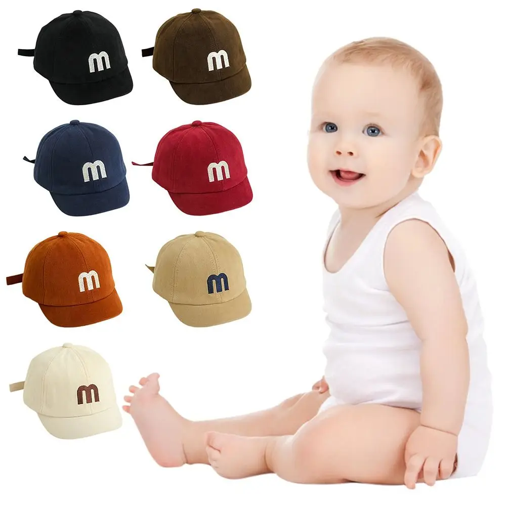 Gifs Breathable Baby Baseball Cap Letter M Short Brim Kid Short Brim Visors Thin Style Peaked Caps
Gifs Breathable Baby Baseball Cap Letter M Short Brim Kid Short Brim Visors Thin Style Peaked Caps